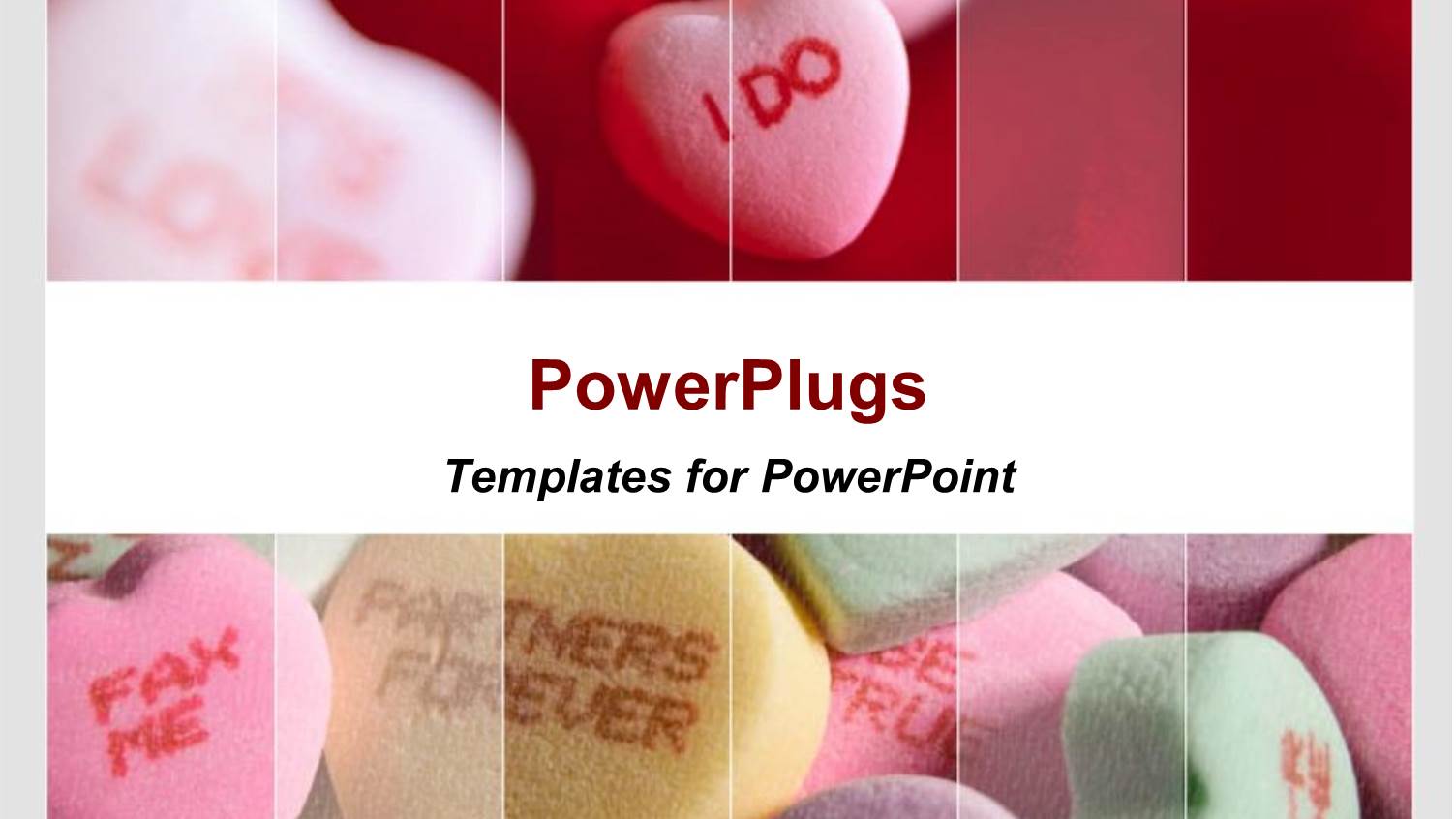 Wedding Love Theme with i do and Partners Forever Fax me Colorful Heart Shaped Candies