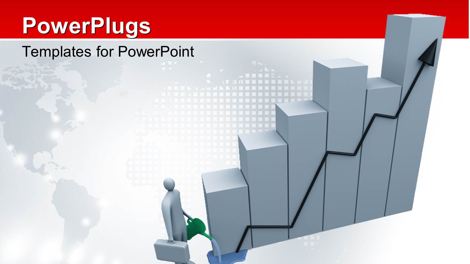 a White Bar Chart on a White Colored Background