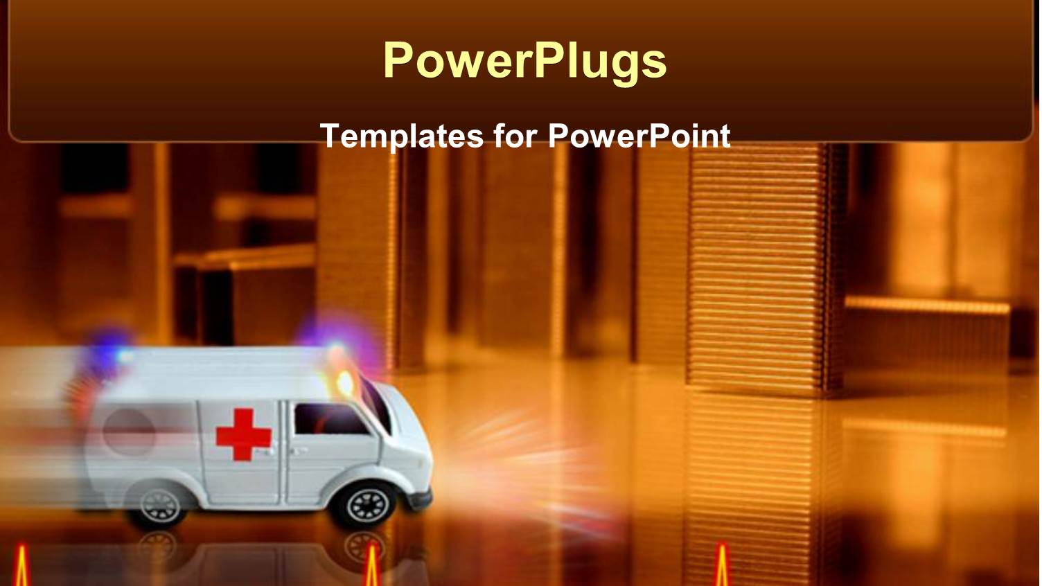 White Colored Ambulance Driving in Speed Toward an Hospital