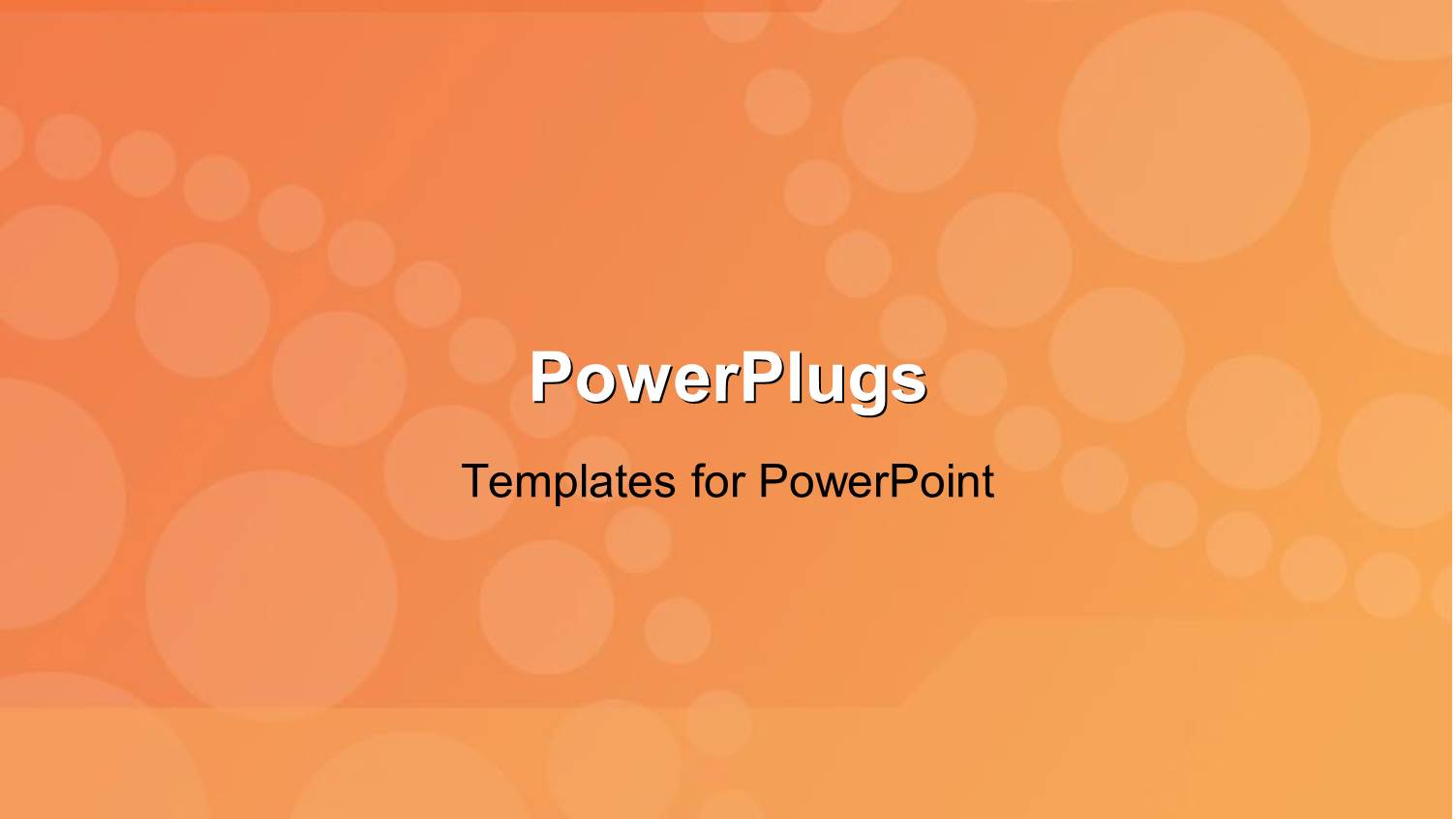 White Patterned Circles of Different Sizes Form larger Circle on Orange Background
