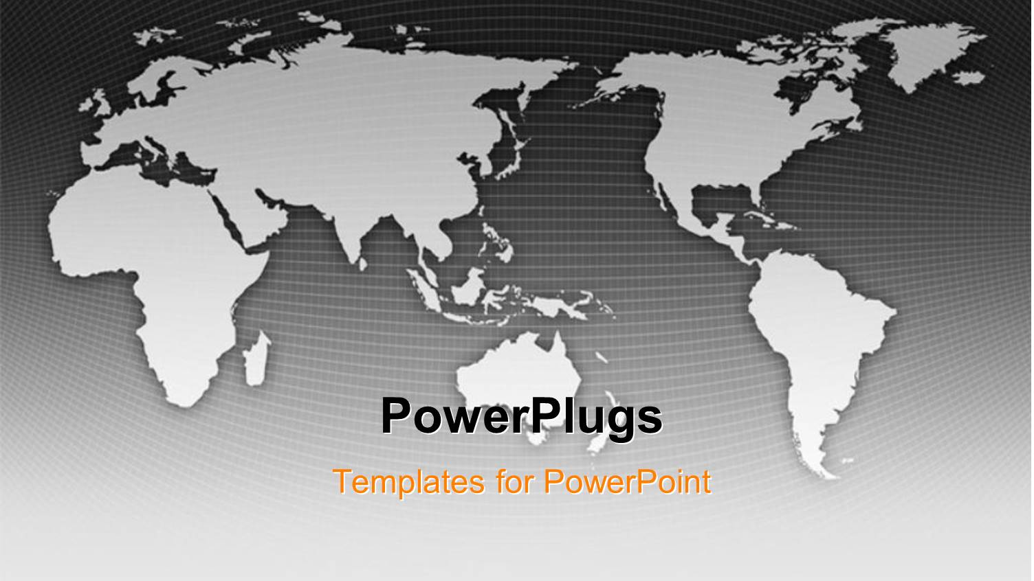 a Wide World Map on an Ash Colored Background