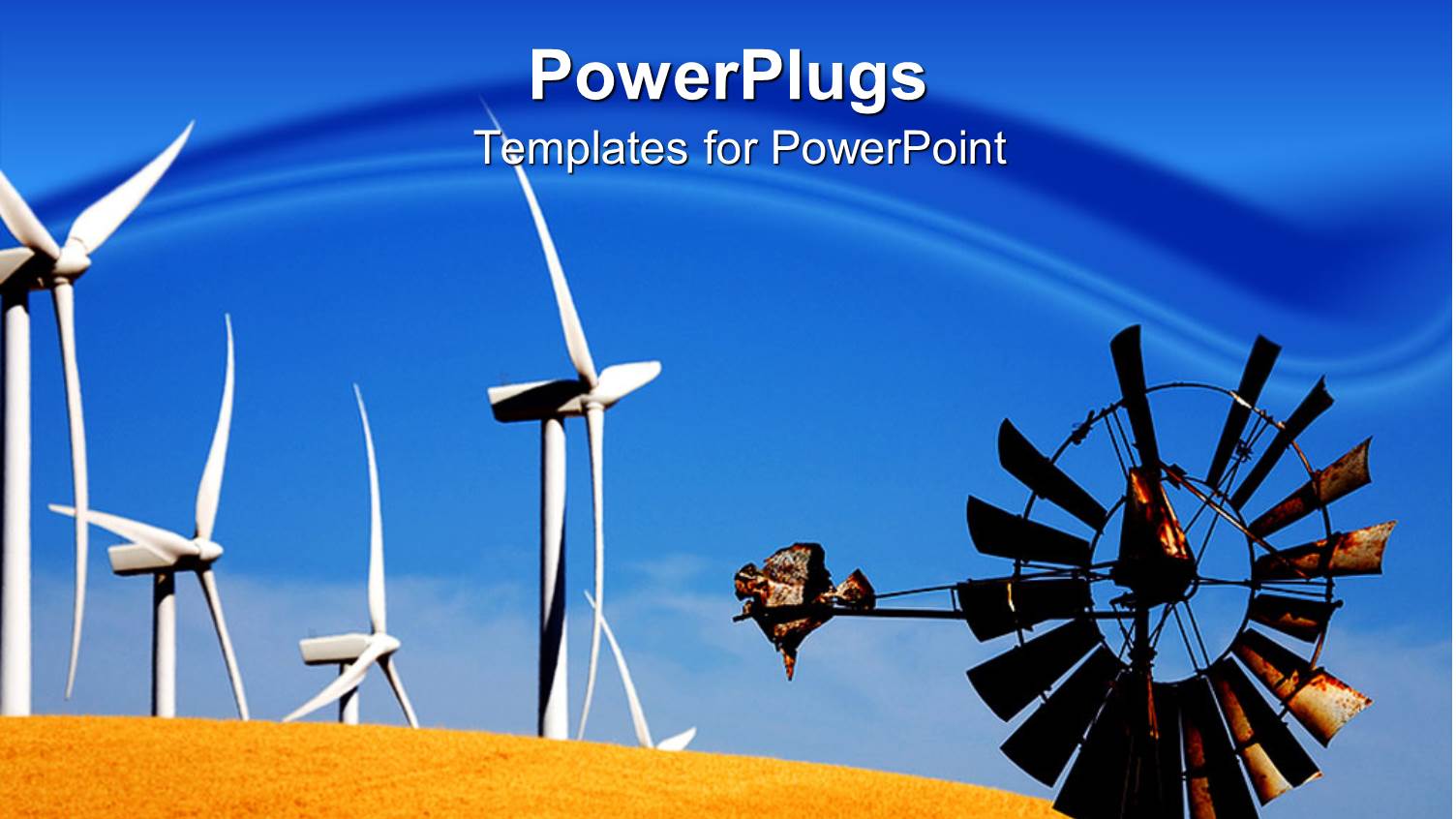 a Windmill with Desert in the Background