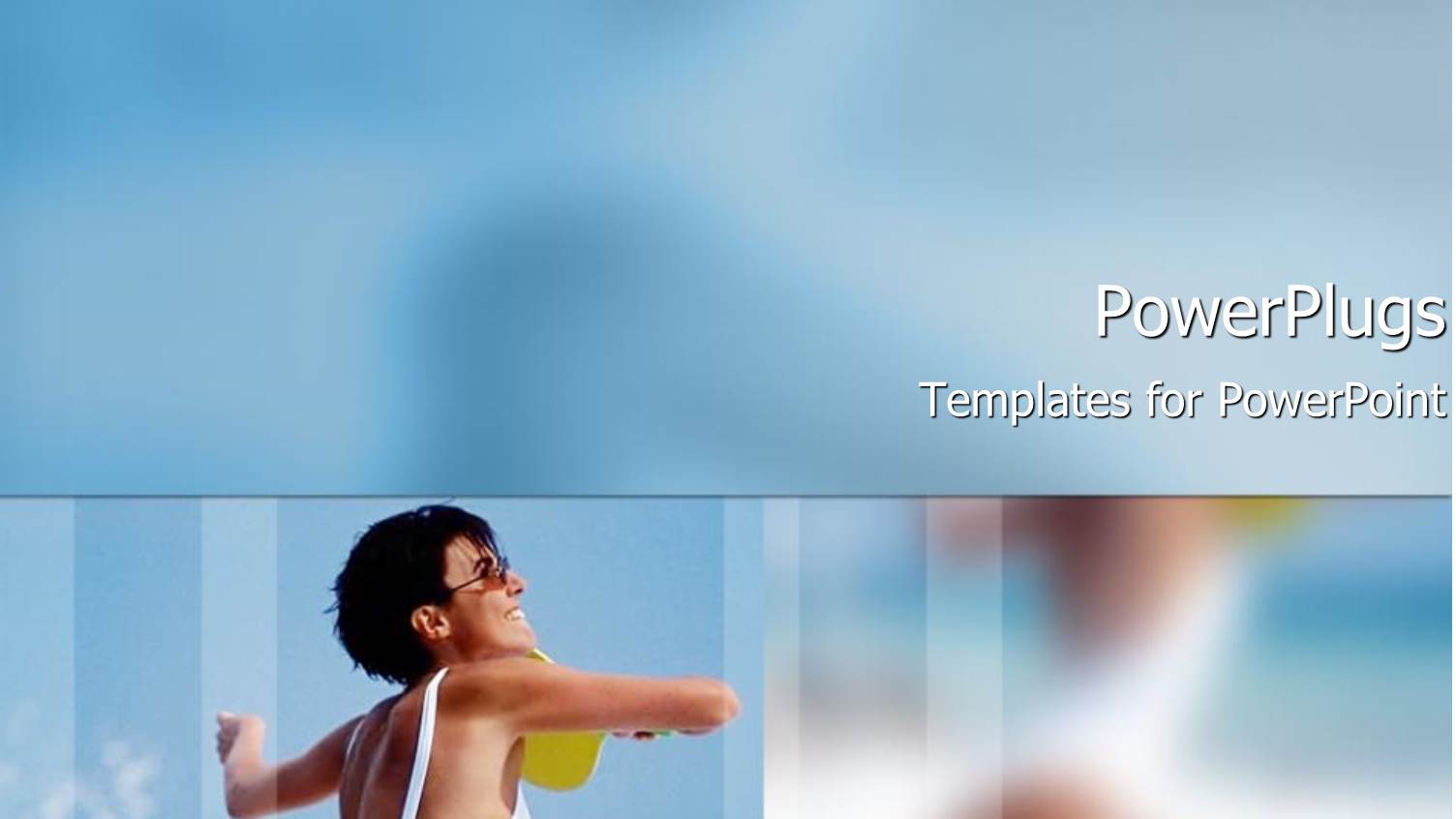 Woman Playing Ping Pong with Words Healthy Lifestyle