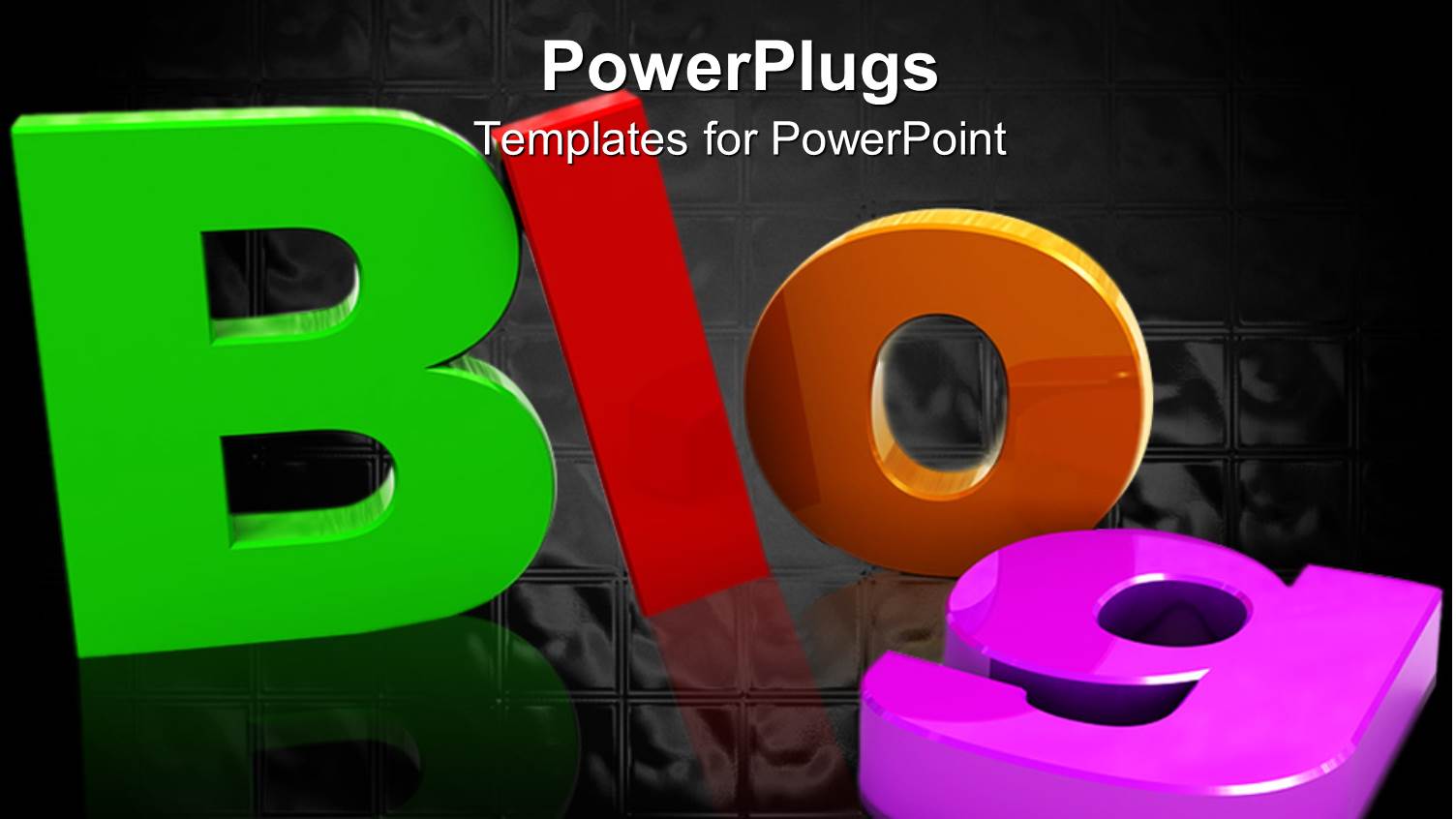 the Word Blog Written in Various Colored Alphabets