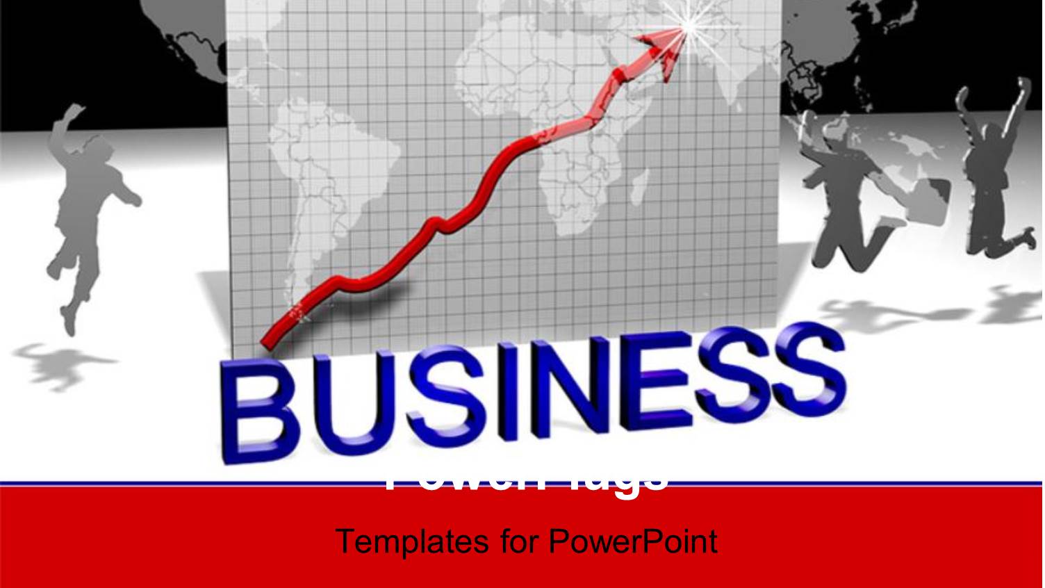 the Word Business and a Map in the Background