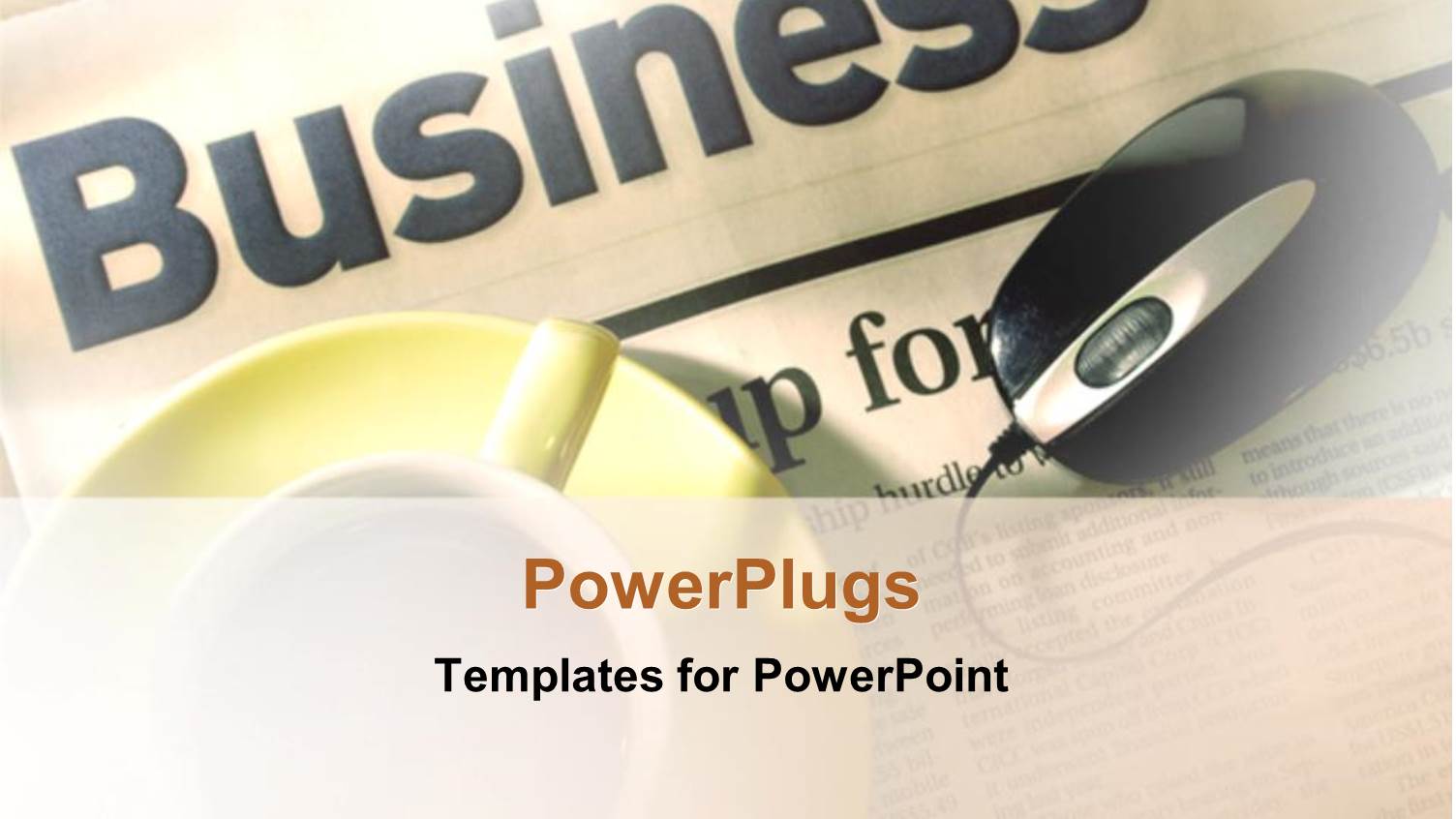 the Word Business with a Mouse and a Cup