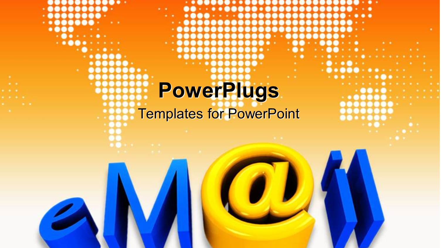 the Word Email with the Map of Earth in the Background