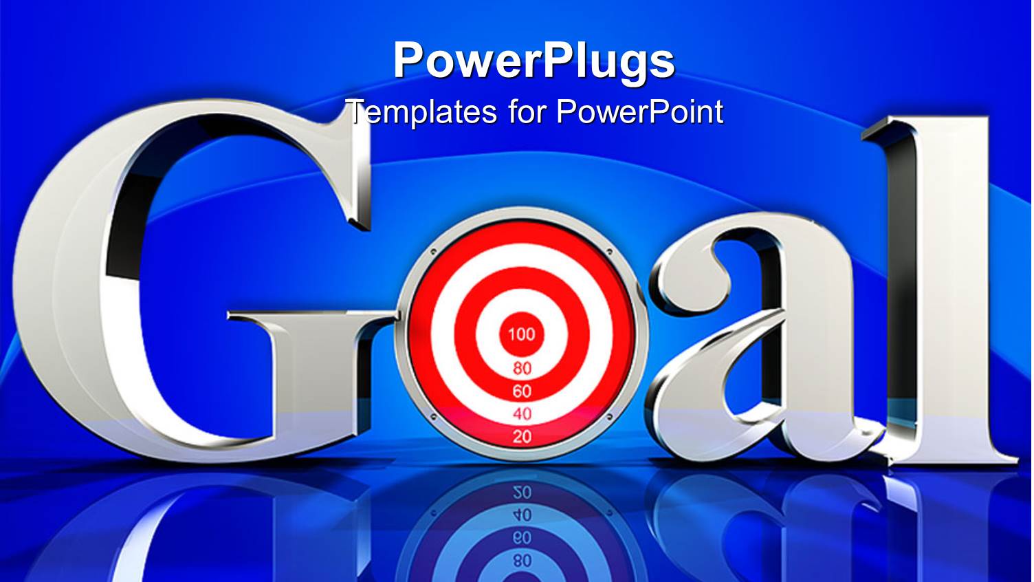 the Word Goal with  Dartboard Instead of O