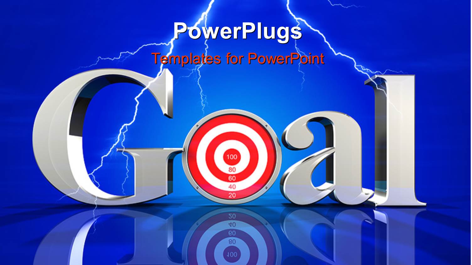 the Word Goal Wih a Bluish Background