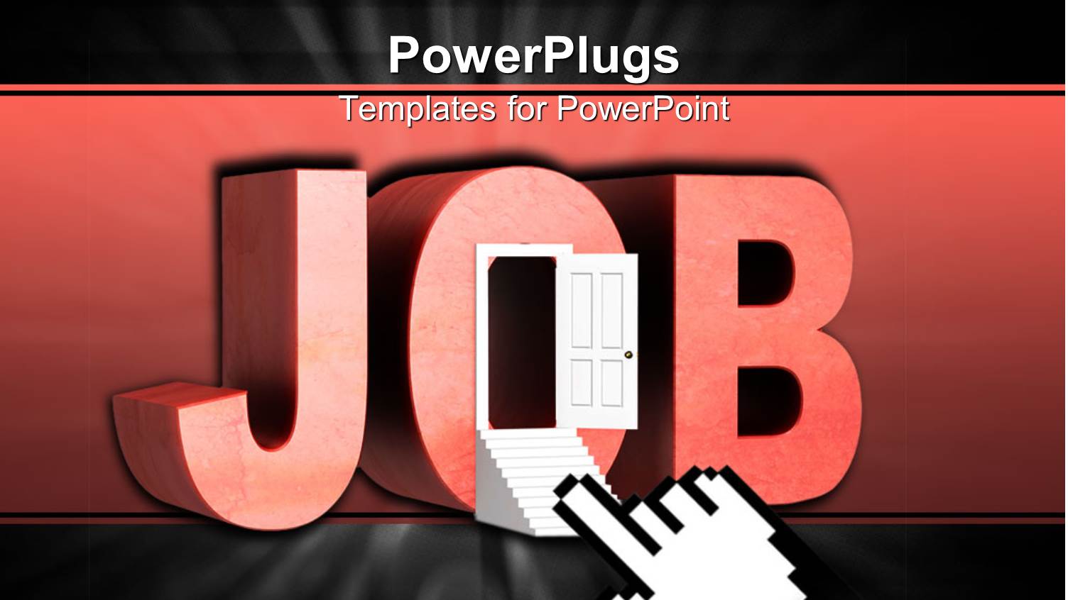 the Word Job with an Opened Door