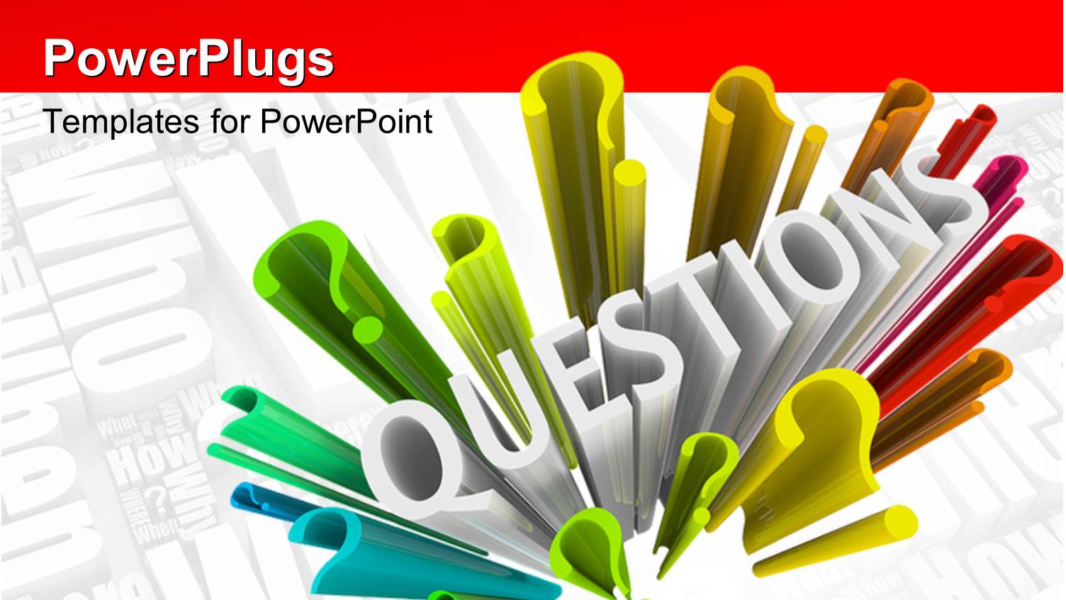 the Word Questions Surrounded by Question Marks with Questions