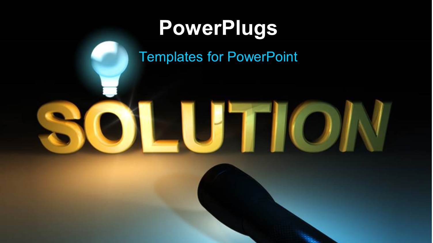 the Word Solution with a Light and a Bulb