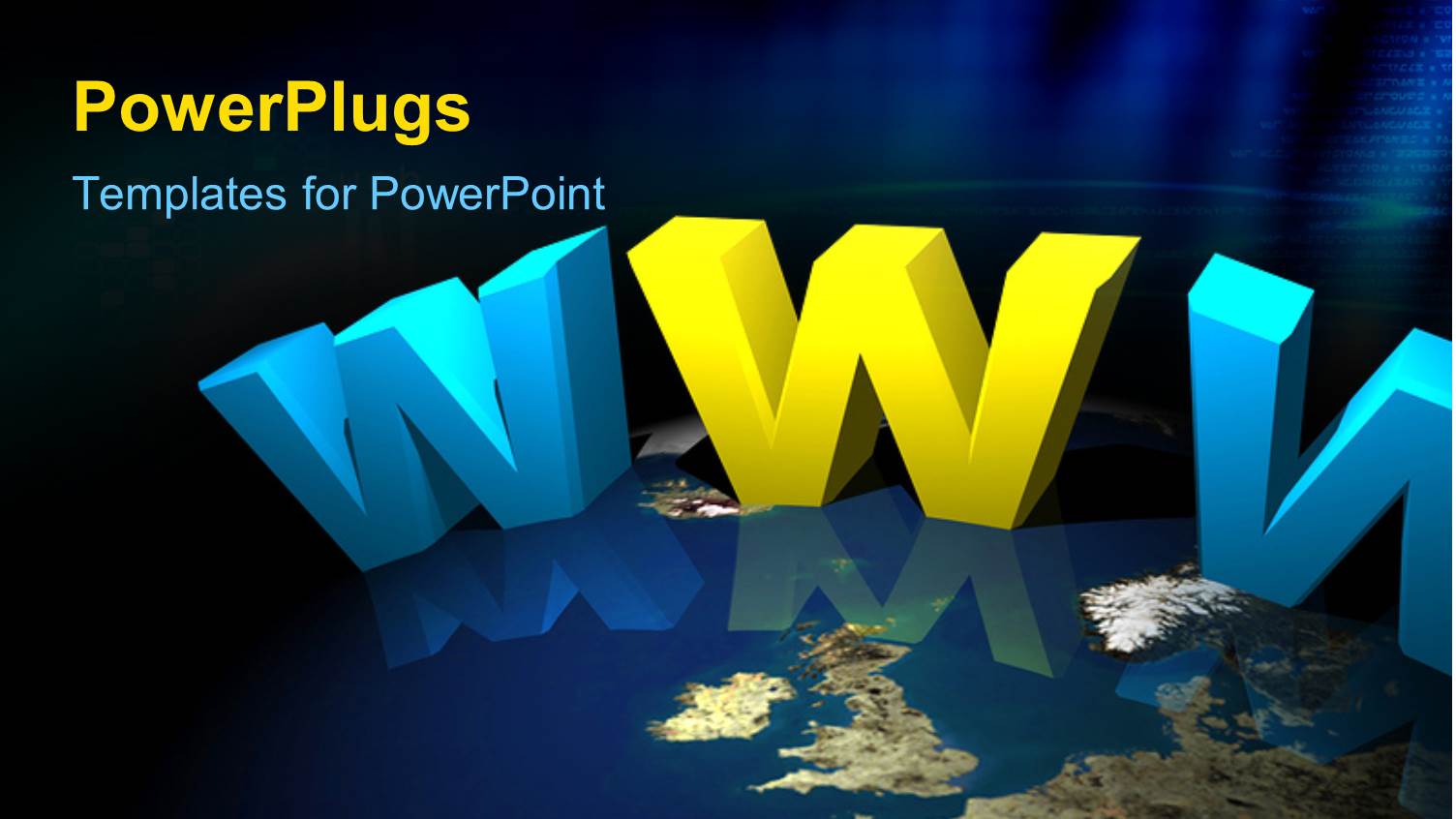 the Words with a Globe in Background