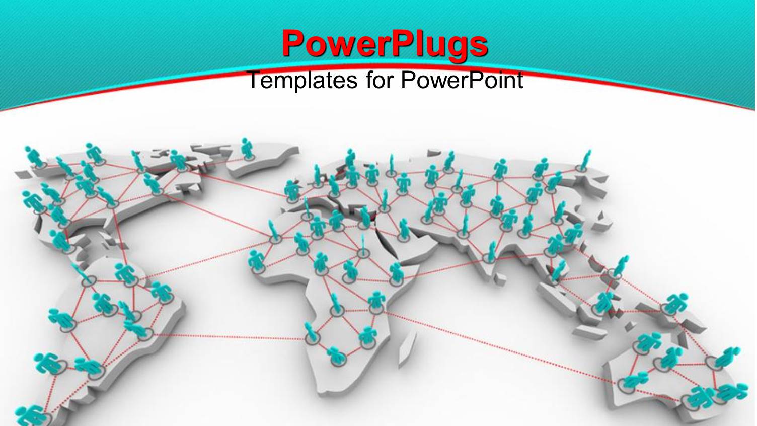 World Map with Lots of Paper Pins on a White Background