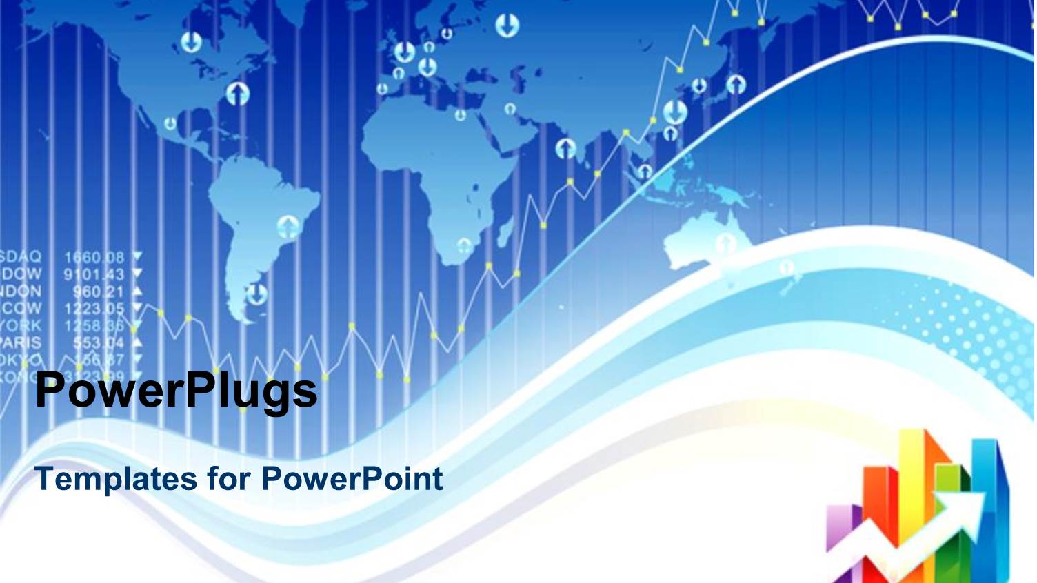 World Map with Place Holders and Chart