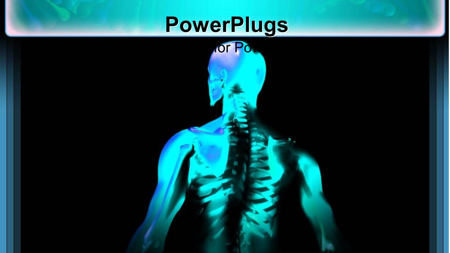 X-ray of Man Showing Skeleton; Ribs and Spinal Chord