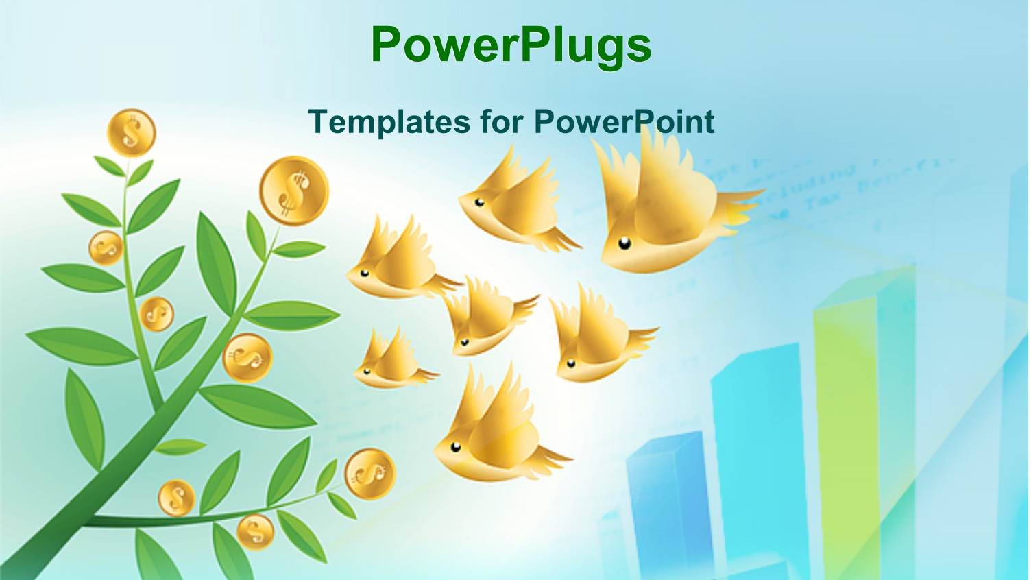 Yellow Birds Approaching Green Plant Bearing Gold Coind