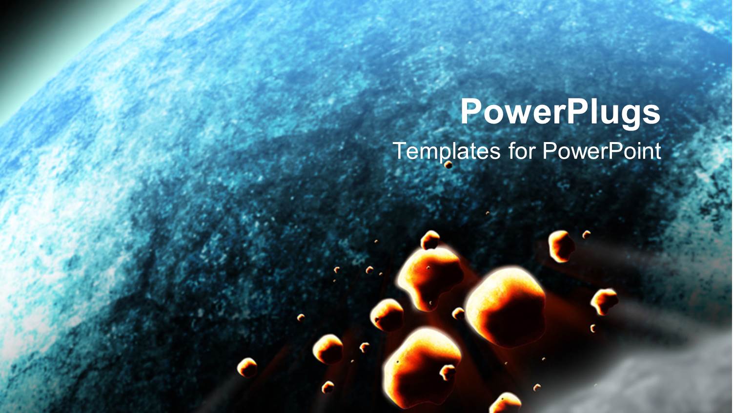 Yellow and Black Asteroids Moving Fast Toward the Earth