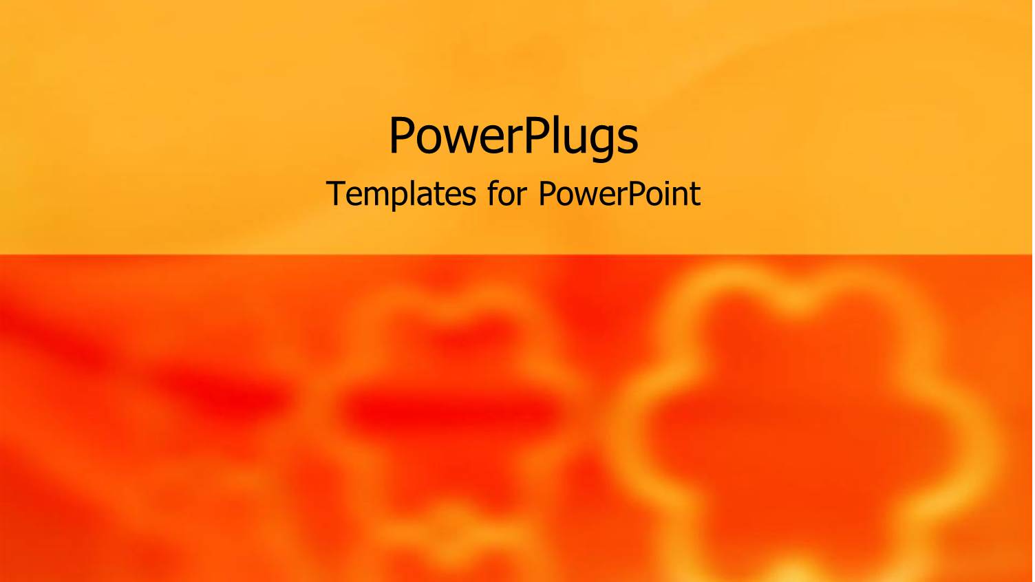 Yellow Flower Cookie Cutter Outlines on Orange Background