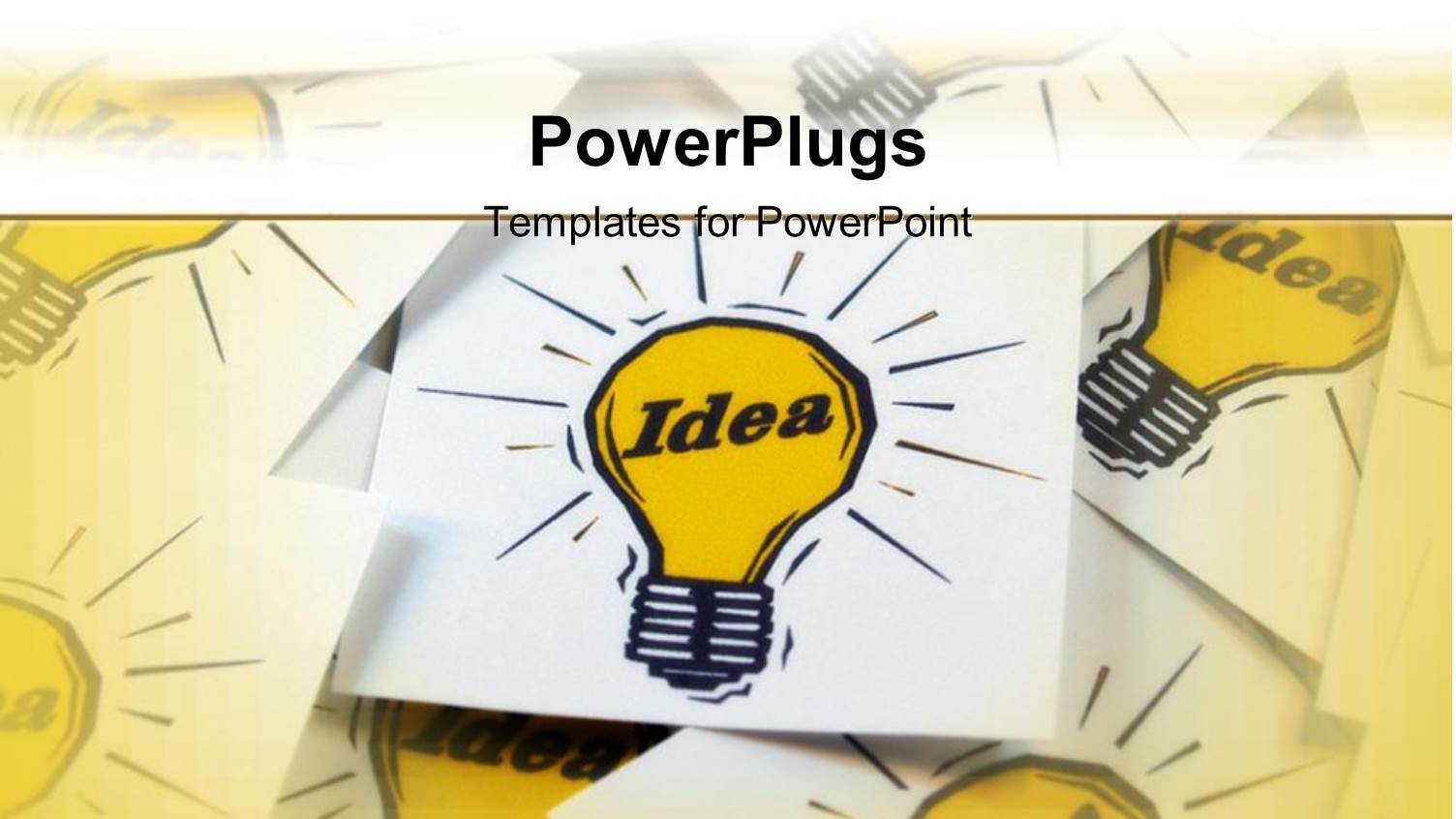 Yellow Light-Bulbs as a Metaphor for Ideas and Creativity