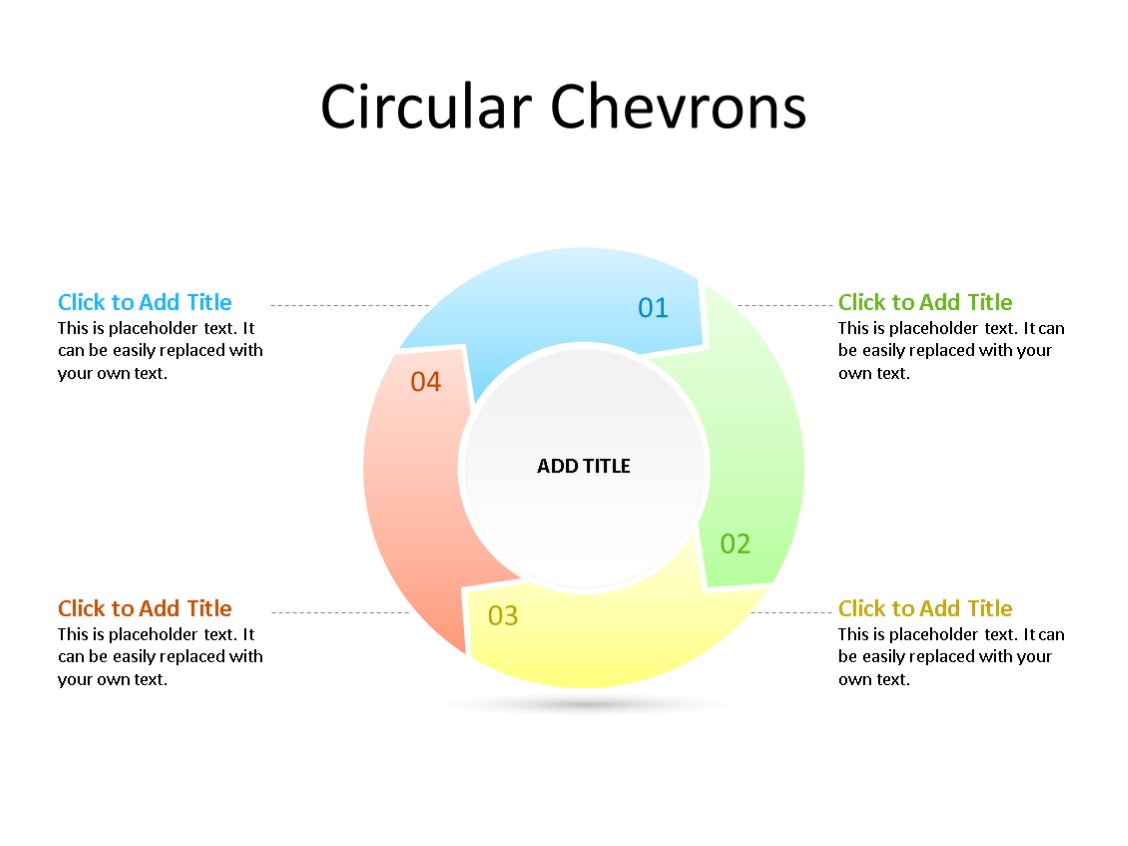 PowerPoint Slide - Process Diagram - 4 Steps - Multicolor