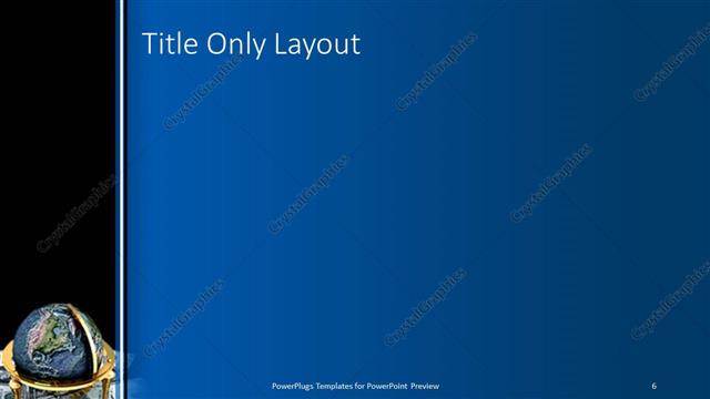 Title Only presentation slide layout