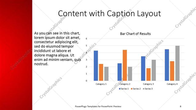 Content with Caption presentation slide layout