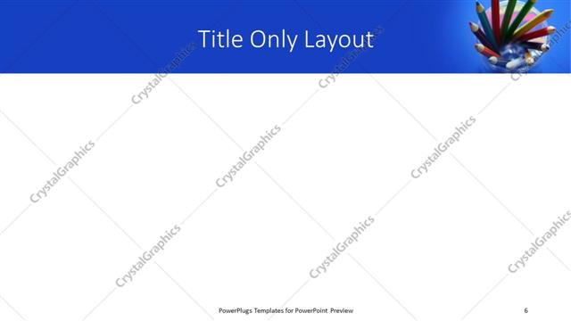 Title Only presentation slide layout