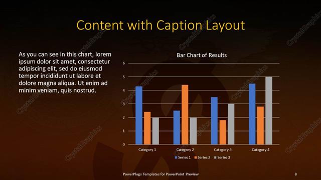 Content with Caption presentation slide layout