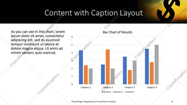 Content with Caption presentation slide layout