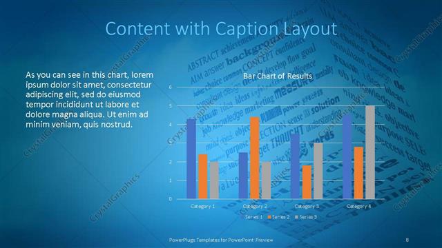 Content with Caption presentation slide layout