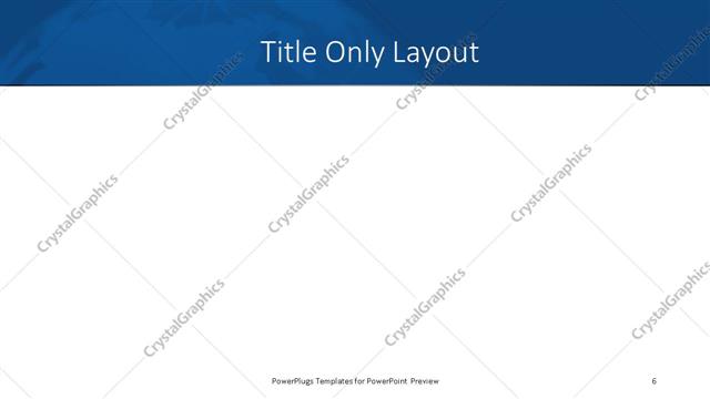 Title Only presentation slide layout