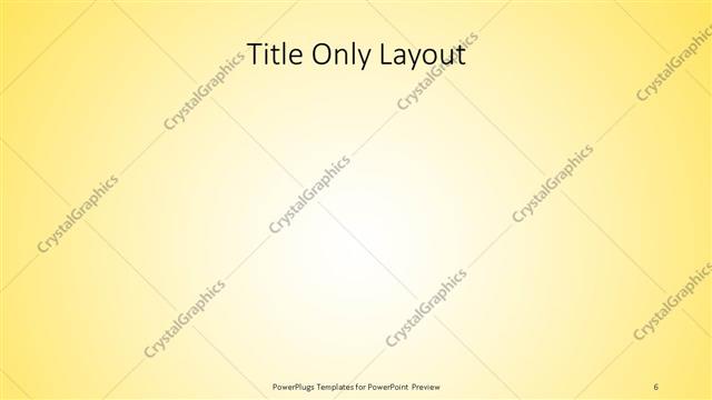 Title Only presentation slide layout
