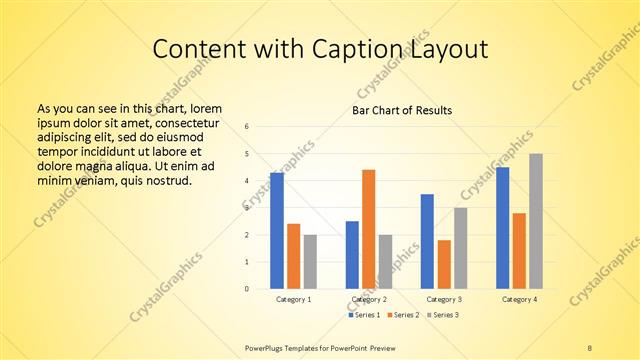 Content with Caption presentation slide layout