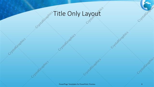 Title Only presentation slide layout