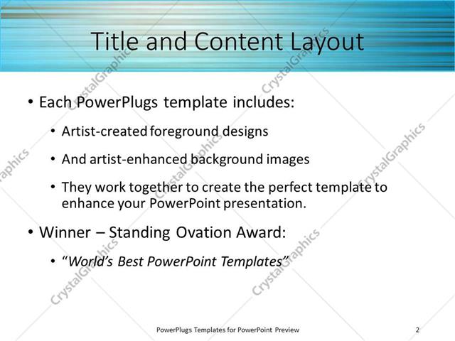 PowerPoint Template - Print Slide