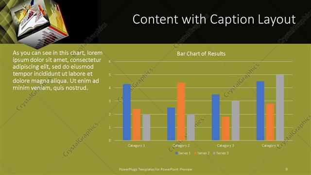 Content with Caption presentation slide layout