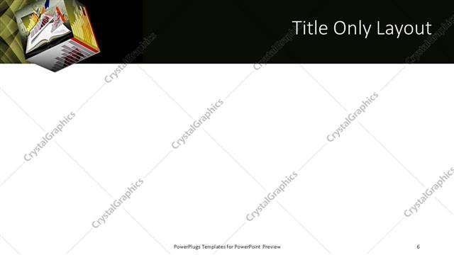 Title Only presentation slide layout