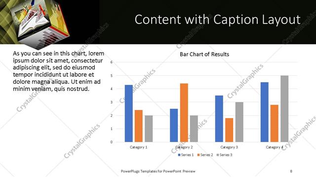 Content with Caption presentation slide layout