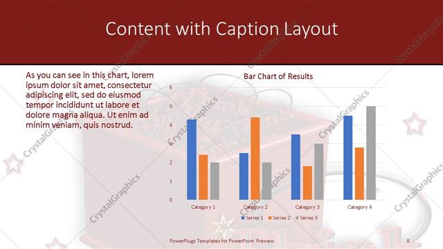 Content with Caption presentation slide layout