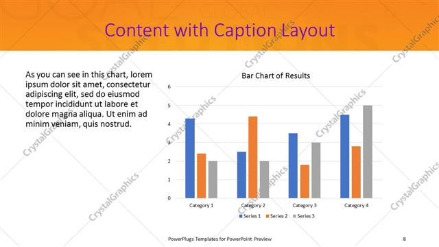 Content with Caption presentation slide layout