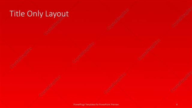 Title Only presentation slide layout