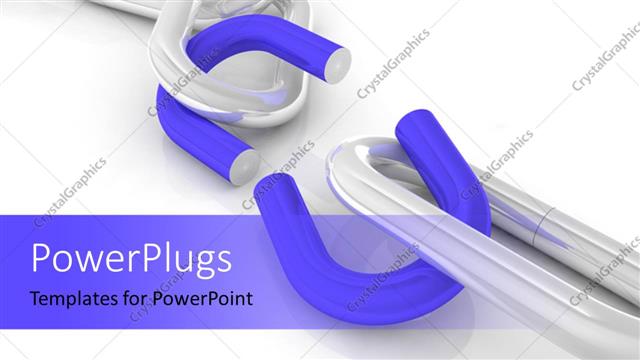  Presentation with chain - A 3D chain broken in the middle illustrating a weak link