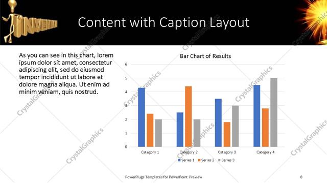 Content with Caption presentation slide layout