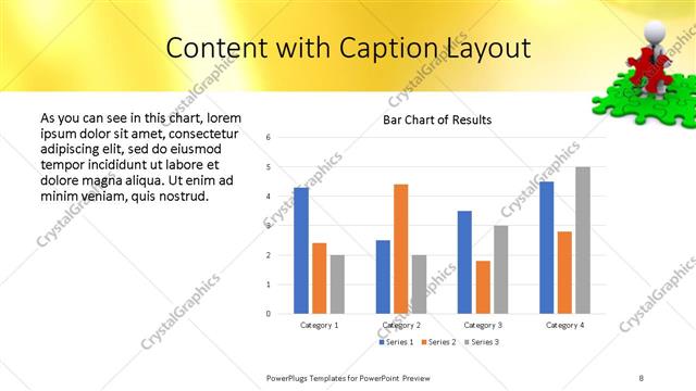 Content with Caption presentation slide layout