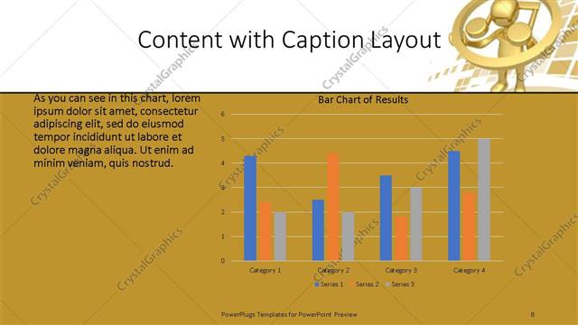 Content with Caption presentation slide layout