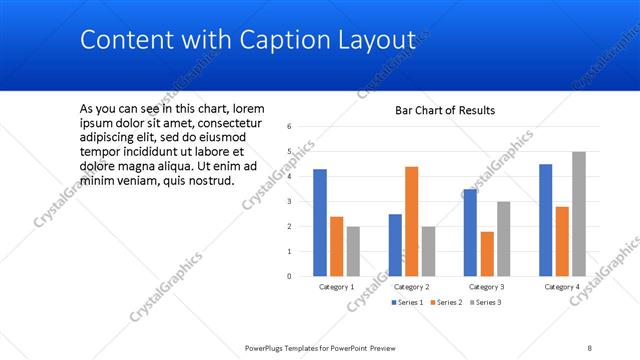 Content with Caption presentation slide layout