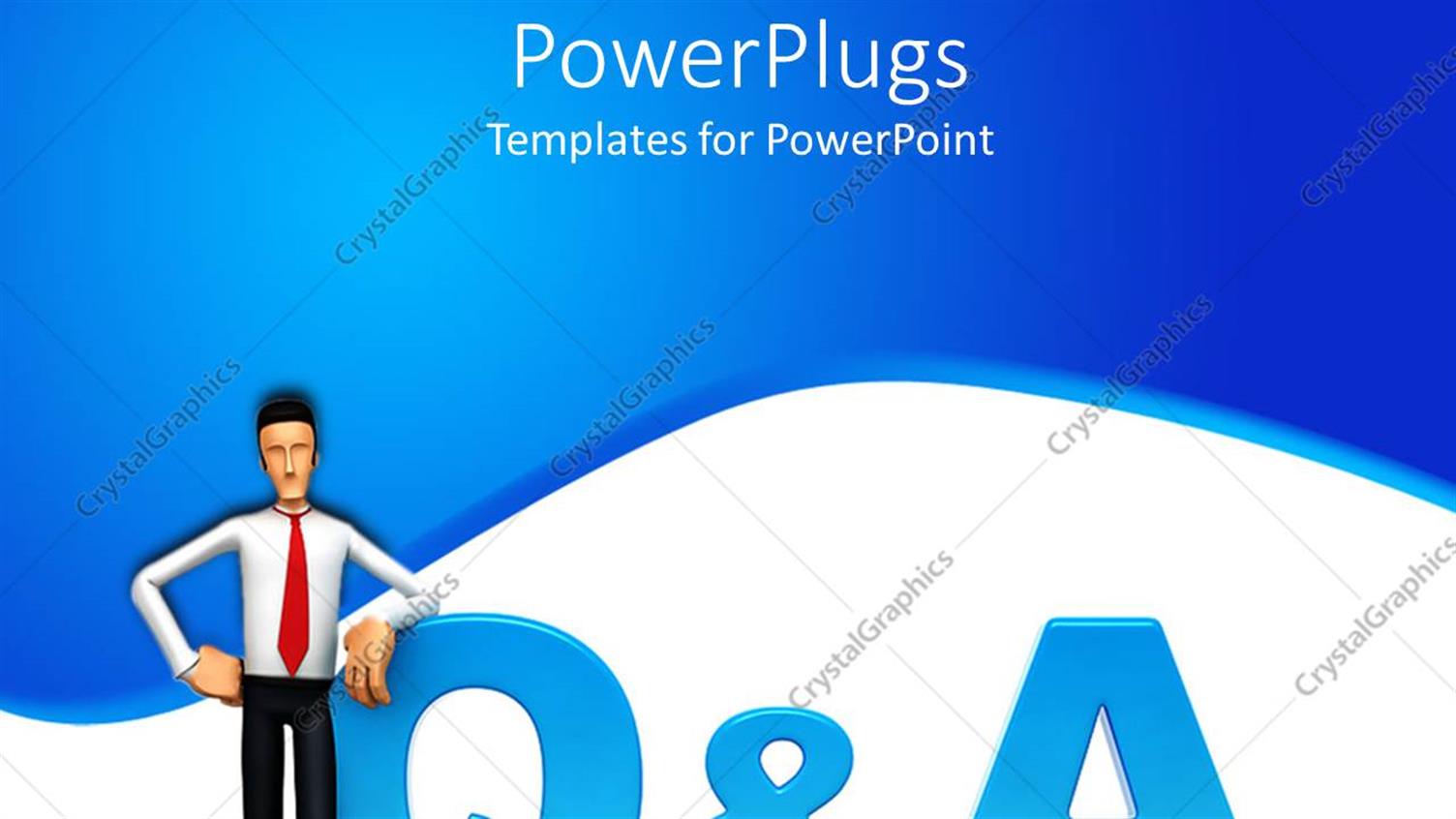 Featuring a 3D Character Resting on a Test which Spells Out the Word Q&A|