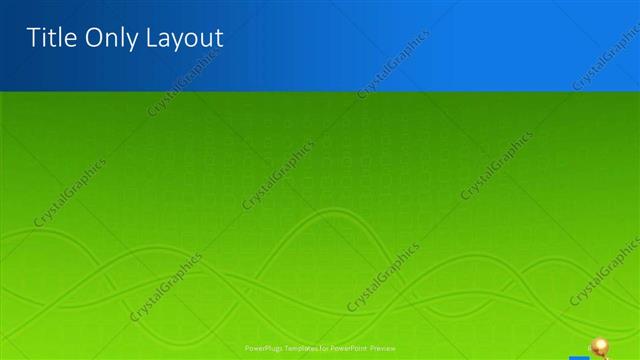 Title Only presentation slide layout