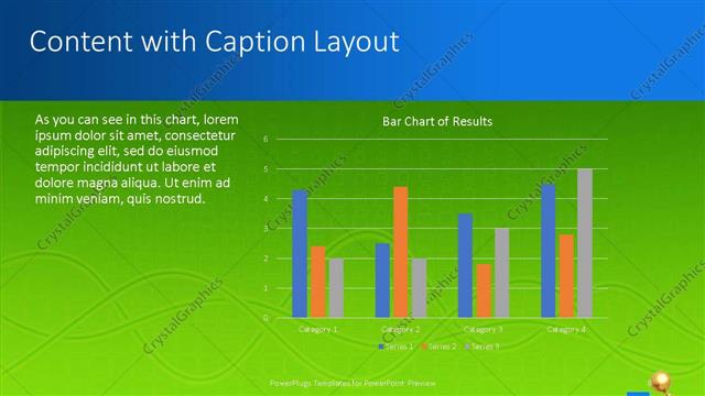 Content with Caption presentation slide layout